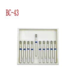 10pcs/box 1.6mm Shank Dental Diamond Burs Drill FG Diamond for High Speed Handpiece Burs Dentist Drills