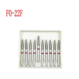 10pcs/box 1.6mm Shank Dental Diamond Burs Drill FG Diamond for High Speed Handpiece Burs Dentist Drills