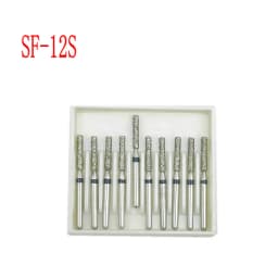 10pcs/box 1.6mm Shank Dental Diamond Burs Drill FG Diamond for High Speed Handpiece Burs Dentist Drills