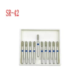 10pcs/box 1.6mm Shank Dental Diamond Burs Drill FG Diamond for High Speed Handpiece Burs Dentist Drills