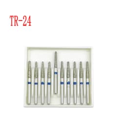 10pcs/box 1.6mm Shank Dental Diamond Burs Drill FG Diamond for High Speed Handpiece Burs Dentist Drills