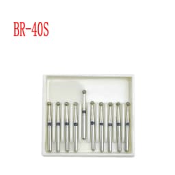 10pcs/box 1.6mm Shank Dental Diamond Burs Drill FG Diamond for High Speed Handpiece Burs Dentist Drills