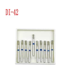 10pcs/box 1.6mm Shank Dental Diamond Burs Drill FG Diamond for High Speed Handpiece Burs Dentist Drills