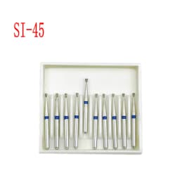 10pcs/box 1.6mm Shank Dental Diamond Burs Drill FG Diamond for High Speed Handpiece Burs Dentist Drills