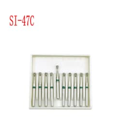 10pcs/box 1.6mm Shank Dental Diamond Burs Drill FG Diamond for High Speed Handpiece Burs Dentist Drills