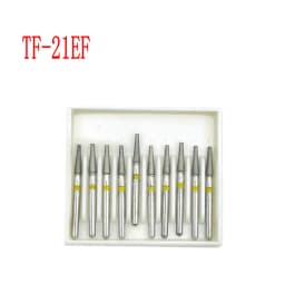 10pcs/box 1.6mm Shank Dental Diamond Burs Drill FG Diamond for High Speed Handpiece Burs Dentist Drills