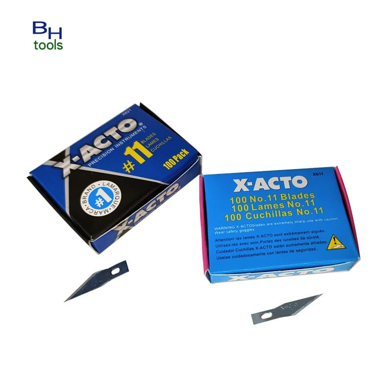 100pcs/Box No.11 Replacement Precision Craft Knife Hobby Blades #11  Precision PCB Cutting Carving Knife
