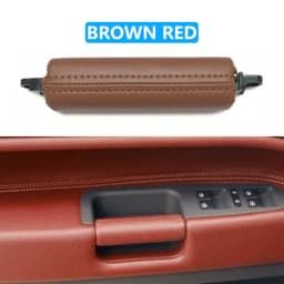 Car Interior Door Left Right Driver Leather Pull Handle For VW Volkswagen Touareg 2003 2004 2005 2006 2007 2008 2009 2010