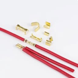 100Pcs U Shape Copper Ring Terminals Non-Insulated Car And Motorcycle Cable Wire Butt Splice Crimp Connectors DJ454A/B/C 453 452