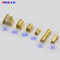 100Pcs U Shape Copper Ring Terminals Non-Insulated Car And Motorcycle Cable Wire Butt Splice Crimp Connectors DJ454A/B/C 453 452