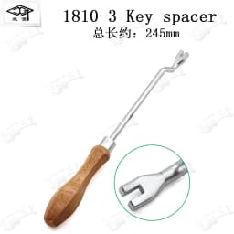 HUATOOL Piano Tuning Trimming Tool 1810, Keyboard Pin Multi-Accent Head Bracket Bend Hook, Piano Repair Maintenance Spare Parts