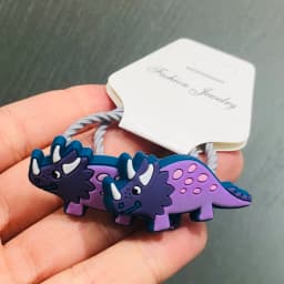 2Pcs/Set Girls Cute Dinosaur Animal Thread Cloth Hairpins Children Sweet Hair Clip Barrettes Headband Kids Hair Accessories