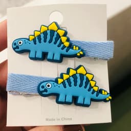 2Pcs/Set Girls Cute Dinosaur Animal Thread Cloth Hairpins Children Sweet Hair Clip Barrettes Headband Kids Hair Accessories