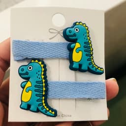 2Pcs/Set Girls Cute Dinosaur Animal Thread Cloth Hairpins Children Sweet Hair Clip Barrettes Headband Kids Hair Accessories
