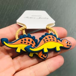 2Pcs/Set Girls Cute Dinosaur Animal Thread Cloth Hairpins Children Sweet Hair Clip Barrettes Headband Kids Hair Accessories
