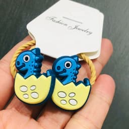 2Pcs/Set Girls Cute Dinosaur Animal Thread Cloth Hairpins Children Sweet Hair Clip Barrettes Headband Kids Hair Accessories