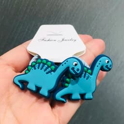 2Pcs/Set Girls Cute Dinosaur Animal Thread Cloth Hairpins Children Sweet Hair Clip Barrettes Headband Kids Hair Accessories