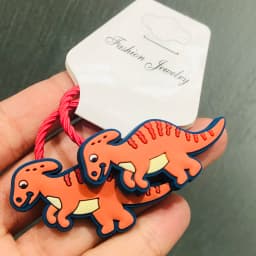 2Pcs/Set Girls Cute Dinosaur Animal Thread Cloth Hairpins Children Sweet Hair Clip Barrettes Headband Kids Hair Accessories