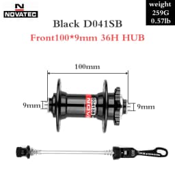 Novatec D041SB D042SB Hub MTB Bicycle Disc Card Brake Hub 28/32/36 Holes Red Black 8/9/10/11 speed Mountain bearing Hubs
