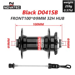 Novatec D041SB D042SB Hub MTB Bicycle Disc Card Brake Hub 28/32/36 Holes Red Black 8/9/10/11 speed Mountain bearing Hubs