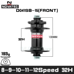Novatec D041SB D042SB Hub MTB Bicycle Disc Card Brake Hub 28/32/36 Holes Red Black 8/9/10/11 speed Mountain bearing Hubs