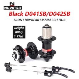 Novatec D041SB D042SB Hub MTB Bicycle Disc Card Brake Hub 28/32/36 Holes Red Black 8/9/10/11 speed Mountain bearing Hubs