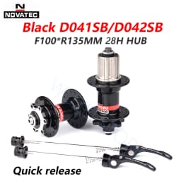 Novatec D041SB D042SB Hub MTB Bicycle Disc Card Brake Hub 28/32/36 Holes Red Black 8/9/10/11 speed Mountain bearing Hubs