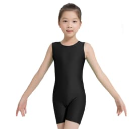 Child Ballet Leotard For Dancing Dance Suit Professional Biketard Sports Bodysuit Sleeveless Catsuit Unitard Rhythmic Gymnastic