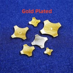 100 1000Pcs Cross Shape Metal Dome Snap Reset Switch 5 6 7 8.4 10 12 14 16 20mm Gold Micro Membrane  SPST Momentary Tactile Push