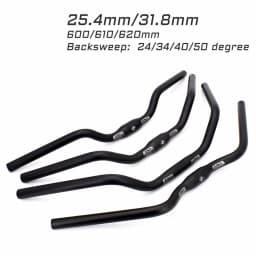 Bicycle Swallow Handlebar City Road Bike Handle Bar 25.4/31.8mm M Type Trekking Bar 600/610/620mm Bike Handlebar Bike Parts