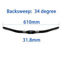 Bicycle Swallow Handlebar City Road Bike Handle Bar 25.4/31.8mm M Type Trekking Bar 600/610/620mm Bike Handlebar Bike Parts