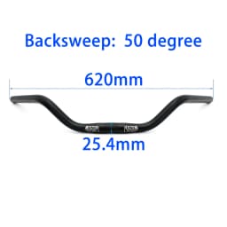 Bicycle Swallow Handlebar City Road Bike Handle Bar 25.4/31.8mm M Type Trekking Bar 600/610/620mm Bike Handlebar Bike Parts