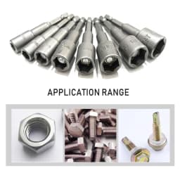 6mm~19mm 1pcs Power Nut Driver Set Magnetic Standard Socket Wrench 65mm 1/4" Hex Shank Power Tools Power Drills Impact Drivers