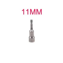 6mm~19mm 1pcs Power Nut Driver Set Magnetic Standard Socket Wrench 65mm 1/4" Hex Shank Power Tools Power Drills Impact Drivers