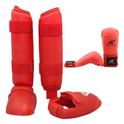 Taekwondo Uniform Karate Sparring Gear Set Leg Hand Protector Shin Guard Palm Boxing Gloves Sock Shoes MMA Training Adult Child