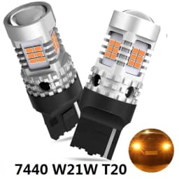 AUXITO 2x 1156 BAU15S PY21W LED Canbus No Hyper Flash BA15S P21W LED Bulb T20 W21W 7740 LED Lamp Bulbs Car Turn Signal Light 12V
