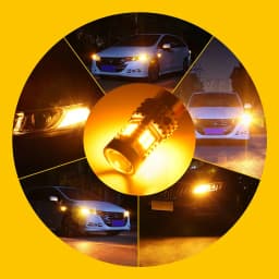 AUXITO 2x 1156 BAU15S PY21W LED Canbus No Hyper Flash BA15S P21W LED Bulb T20 W21W 7740 LED Lamp Bulbs Car Turn Signal Light 12V