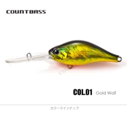 COUNTBASS Crankbait 65mm 14.5g Deep Diver Floating Hardbaits Fishingg Lures Diving Depth 4m Crank Wobblers Angler's Lure