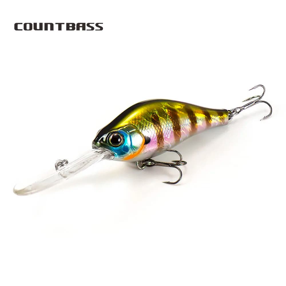 COUNTBASS Crankbait 65mm 14.5g Deep Diver Floating Hardbaits Fishingg Lures Diving Depth 4m Crank Wobblers Angler's Lure