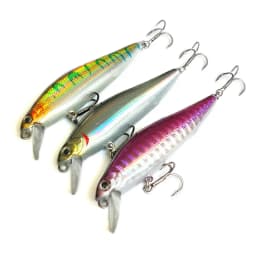 OUTKIT 1pcs Fishing Lure Minnow 7g10g Sinking Artificial Bait 3D Eyes Plastic Wobblers Tackle Pesca Far-casting Magnet System