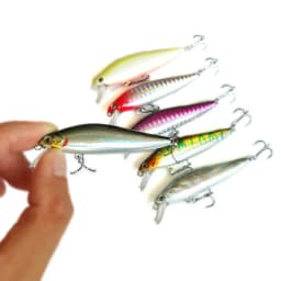 OUTKIT 1pcs Fishing Lure Minnow 7g10g Sinking Artificial Bait 3D Eyes Plastic Wobblers Tackle Pesca Far-casting Magnet System