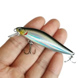OUTKIT 1pcs Fishing Lure Minnow 7g10g Sinking Artificial Bait 3D Eyes Plastic Wobblers Tackle Pesca Far-casting Magnet System