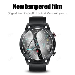 [5PCS] Tempered Glass for Huawei Honor Watch Magic 2 46mm Screen Protector - Ultra HD Clear Glass Protective Film Accessories