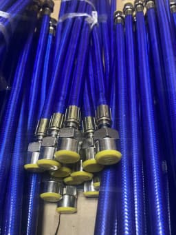 2500bar Diesel High Pressure Oil Tube for Common Rail Test Bench 45cm 60cm 80cm 100cm Fuel Pipe Common Rail Part