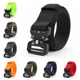 Tactical Belt 38mm Quick Release Fashion Designer Unisex Jeans Accessory 125cm Width for Men And Women
