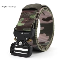 Tactical Belt 38mm Quick Release Fashion Designer Unisex Jeans Accessory 125cm Width for Men And Women