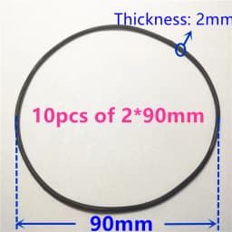 9 Sizes Silicone Rubber Band Pulley Transmission Engine Drive Round Beslts Tape DIY Toy Module Car Motor Stretch Drop Shipping