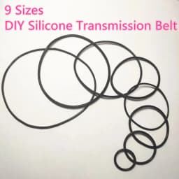 9 Sizes Silicone Rubber Band Pulley Transmission Engine Drive Round Beslts Tape DIY Toy Module Car Motor Stretch Drop Shipping