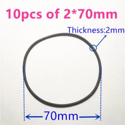 9 Sizes Silicone Rubber Band Pulley Transmission Engine Drive Round Beslts Tape DIY Toy Module Car Motor Stretch Drop Shipping