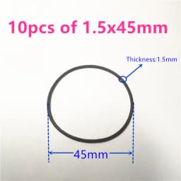 9 Sizes Silicone Rubber Band Pulley Transmission Engine Drive Round Beslts Tape DIY Toy Module Car Motor Stretch Drop Shipping